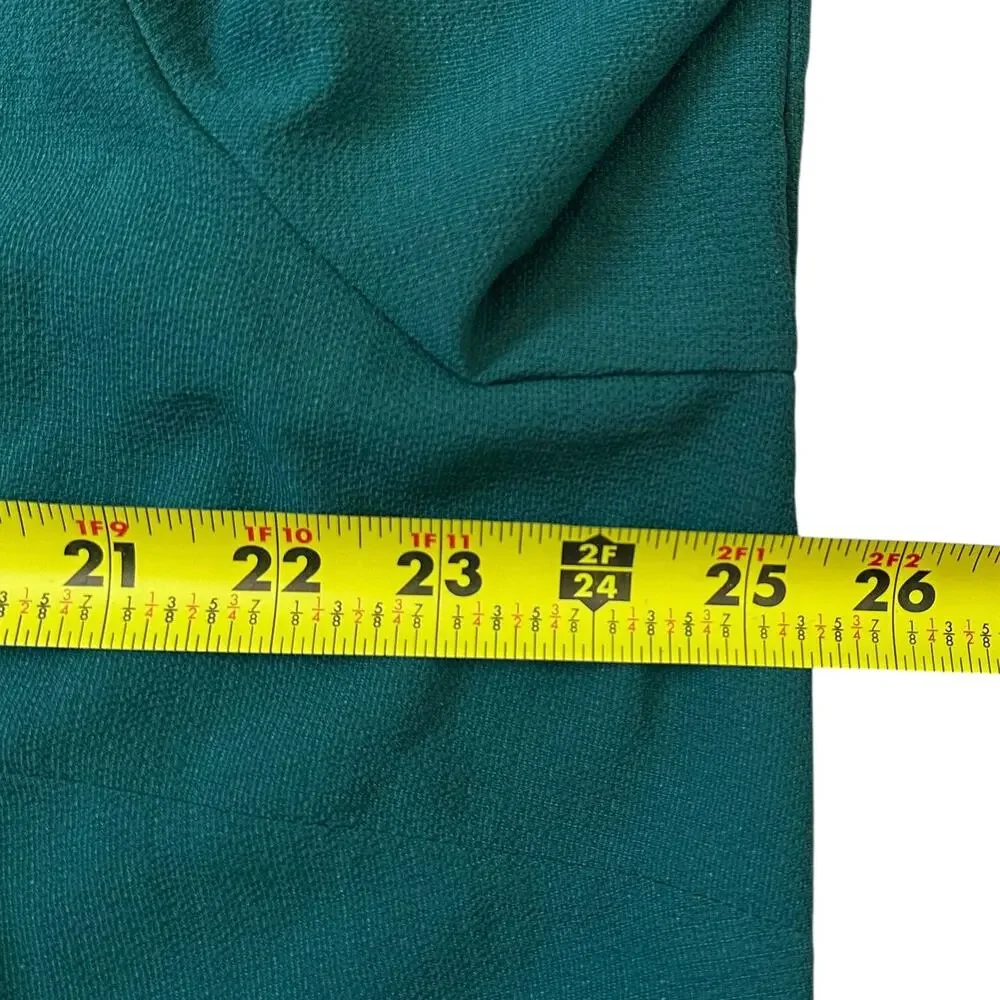 Adrianna Papell Teal Long Sleeve Blouse Women's Plus Size 1X | 68-27 - Picture 4 of 5